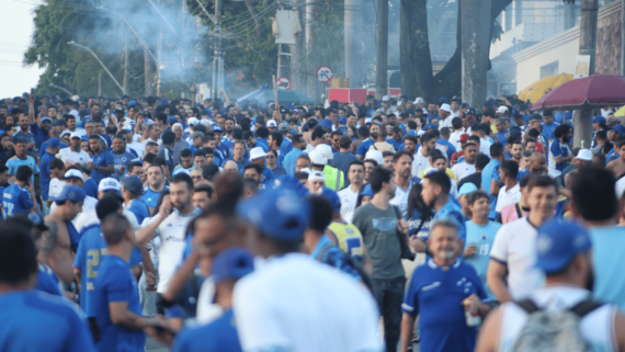 Torcedores do Cruzeiro (foto: Marcos Vieira/EM/D.A Press)