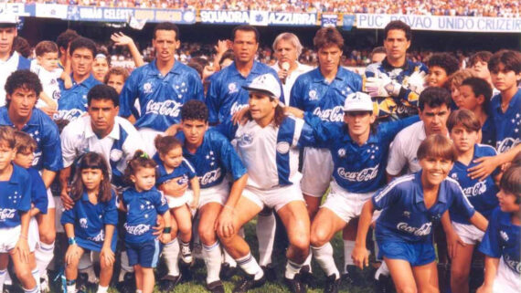 Cruzeiro ganhou do Racing por 4 a 0 na final da Supercopa de 1992 (foto: Arquivo/Estado de Minas)