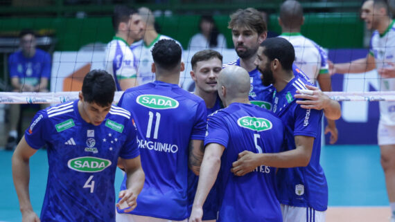 Cruzeiro disparou na liderança da Superliga Masculina de Vôlei (foto: Agência i7/Cruzeiro)