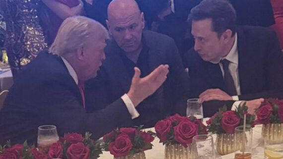 Donald Trump jantou com Dana White e Elon Musk após vitória na eleição presidencial nos EUA (foto: Reprodução)