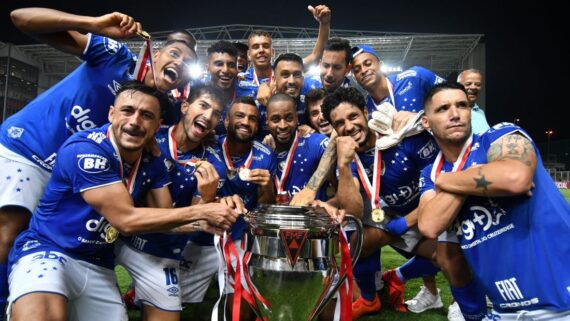 Última vez que Cruzeiro conquistou o Campeonato Mineiro foi em 2019 (foto: Alexandre Guzanshe/EM/D.A Press.)