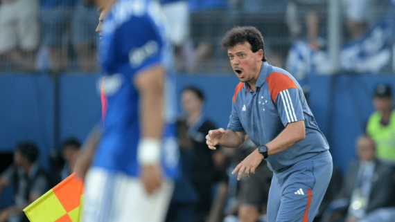 Fernando Diniz, técnico do Cruzeiro (foto: Juan Mabromata/AFP)