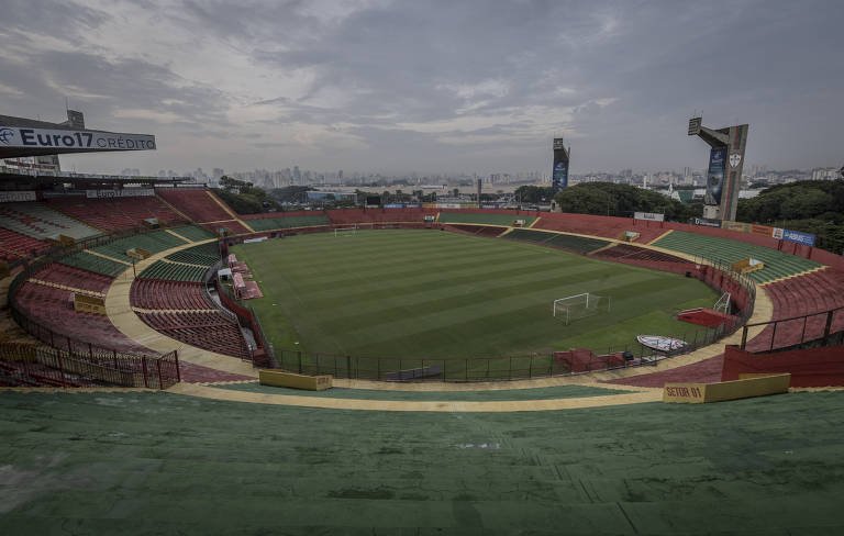 Estádio do Canindé, da Portuguesa, em São Paulo (foto: Bruno Santos/Folhapress)