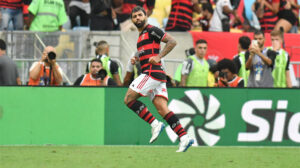 Gabigol, atacante do Flamengo (foto: Alexandre Guzanshe/EM D.A Press)