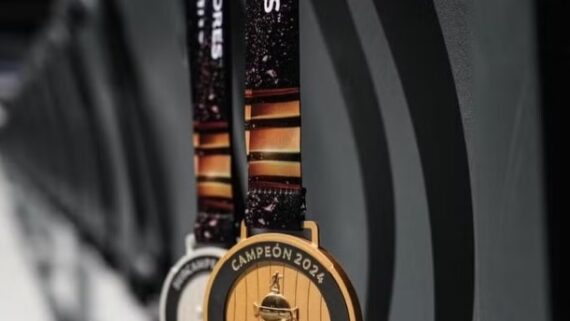 Medalhas do campeão e do vice da Libertadores (foto: Divulgação )