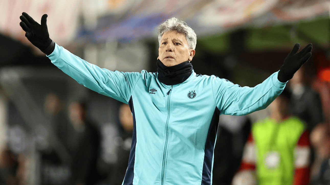 Renato Gaúcho, técnico do Grêmio (foto: Alejandro Pagni/AFP)