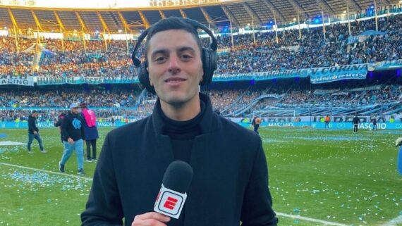 Tomás Dávila, da ESPN (foto: Reprodução)