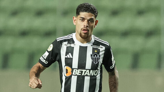 Rubens em Atlético x Botafogo (foto: Pedro Souza/Atlético)