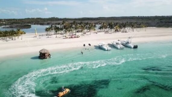 Ilhas paradisíacas de Bahamas onde Textor tem uma mansão (foto: Reprodução)