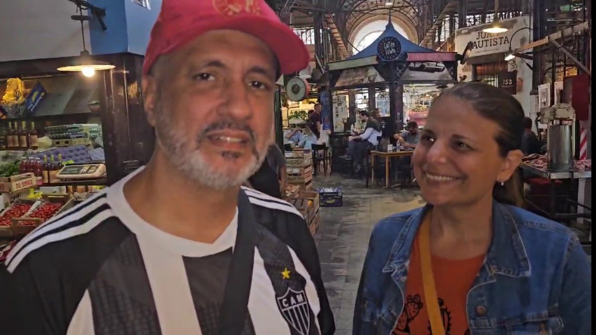 Os cariocas João Marcelo, de 53 anos, e Rita Lima, de 50 anos (foto: Samuel Resende/EM/D.A Press)