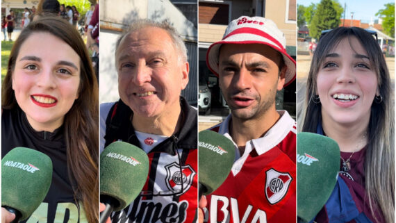 Torcedores argentinos de River Plate e Lanús conversaram com a reportagem de No Ataque (foto: Montagem com imagens de Lucas Bretas/No Ataque)