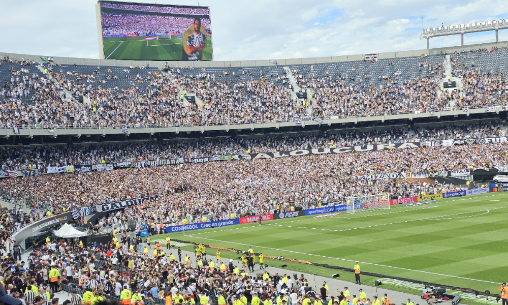 Setor que recebeu a torcida do Atlético no Monumental - (foto: Samuel Resende/No Ataque)