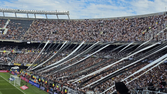 Setor que recebeu a torcida do Botafogo no Monumental (foto: Samuel Resende/No Ataque)