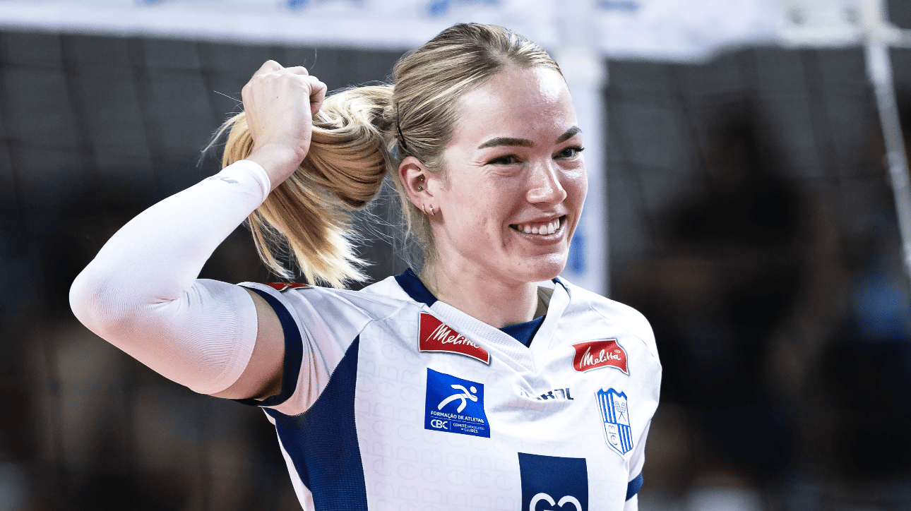 Jenna Gray, levantadora do Minas (foto: Hedgard Moraes/Minas Tênis Clube)