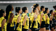 Jogadoras de vôlei do Praia Clube (foto: Eliezer Esportes/Praia Clube)