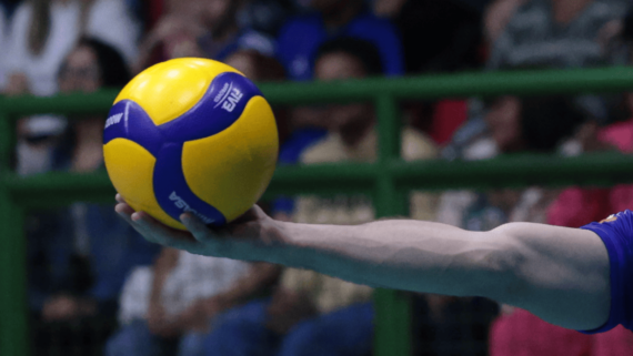 Bola de vôlei da Superliga Masculina (foto: Agência i7/Sada Cruzeiro)