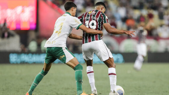 No primeiro turno, Fluminense venceu Palmeiras por 1 a 0 (foto: LUCAS MERÇON / FLUMINENSE F.C.)