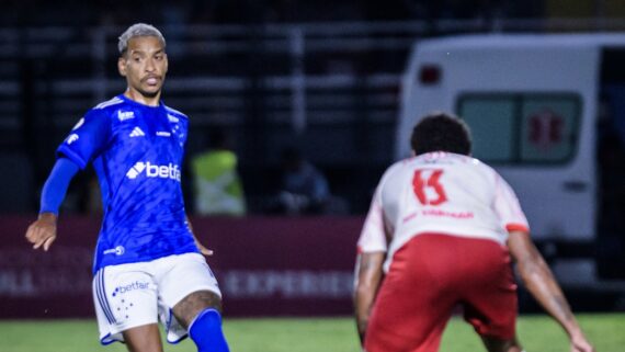 Cruzeiro empatou com Bragantino (foto: Gustavo Aleixo/Cruzeiro)