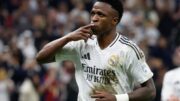 Vinicius Jr., do Real Madrid (foto: KARIM JAAFAR / AFP)