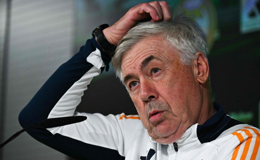 Carlo Ancelotti, técnico do Real Madrid (foto: JAVIER SORIANO / AFP)