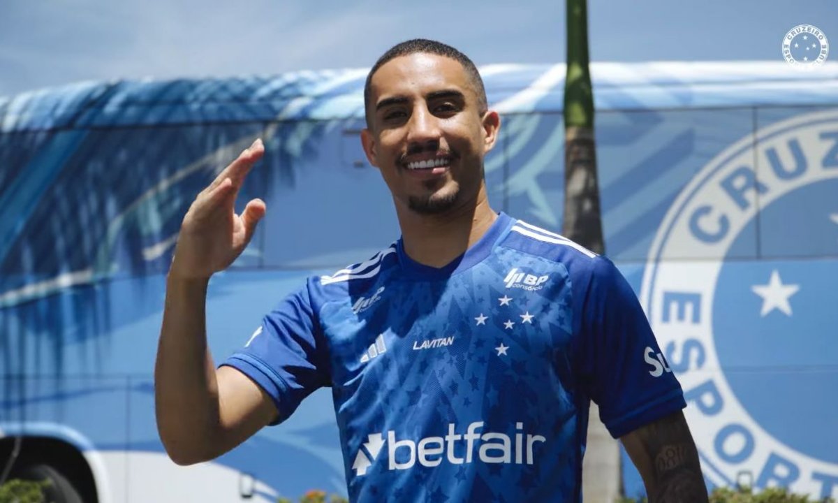 Christian em anúncio do Cruzeiro (foto: Divulgação/Cruzeiro)