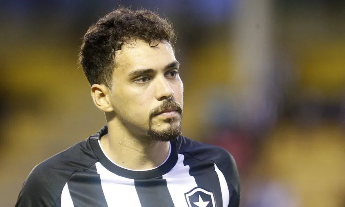 Eduardo em jogo pelo Botafogo (foto: Vitor Silva/Botafogo)