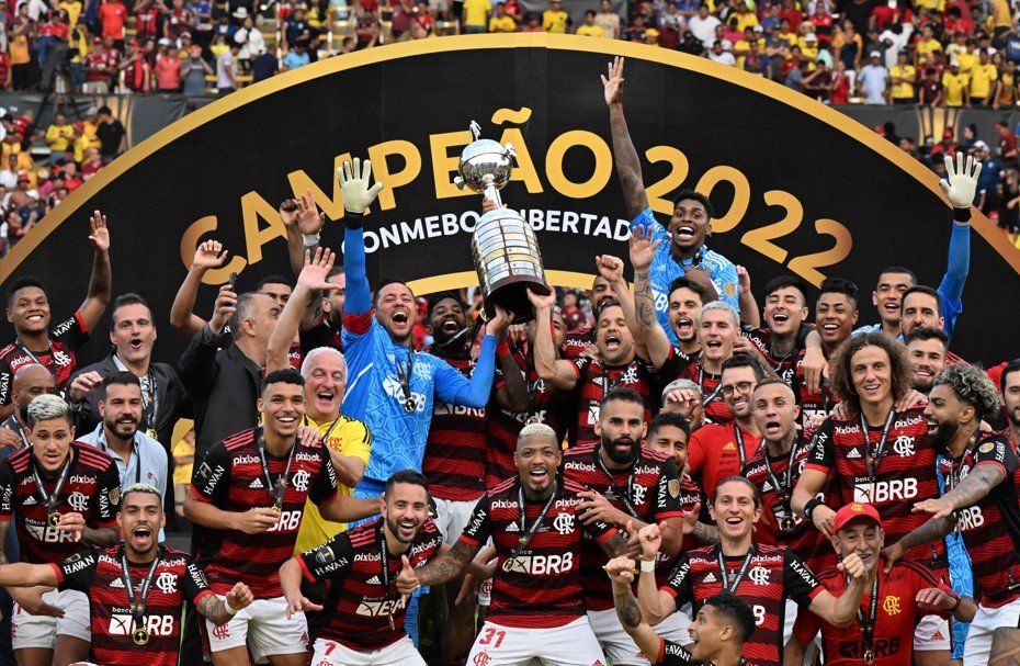 Flamengo campeão da Libertadores (foto: Luis Acosta / AFP)