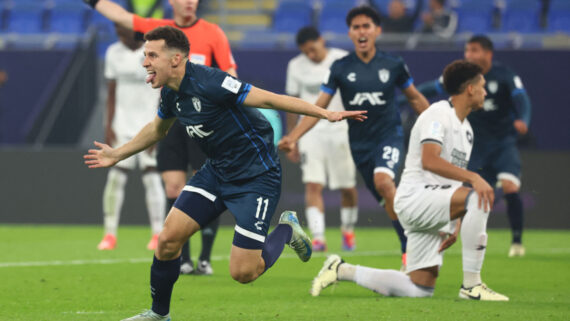 Botafogo e Pachuca em jogo da segunda fase do Intercontinental (foto: AFP)