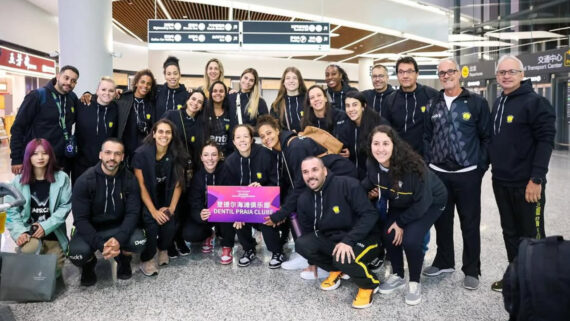 Time do Praia para a disputa do Mundial de Clubes na China (foto: Divulgação Praia Clube)