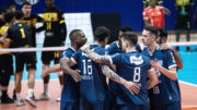 Minas e Praia Clube se enfrentando pelo Mineiro Masculino de Vôlei (foto: Hedgard Moraes / Minas Tênis Clube)