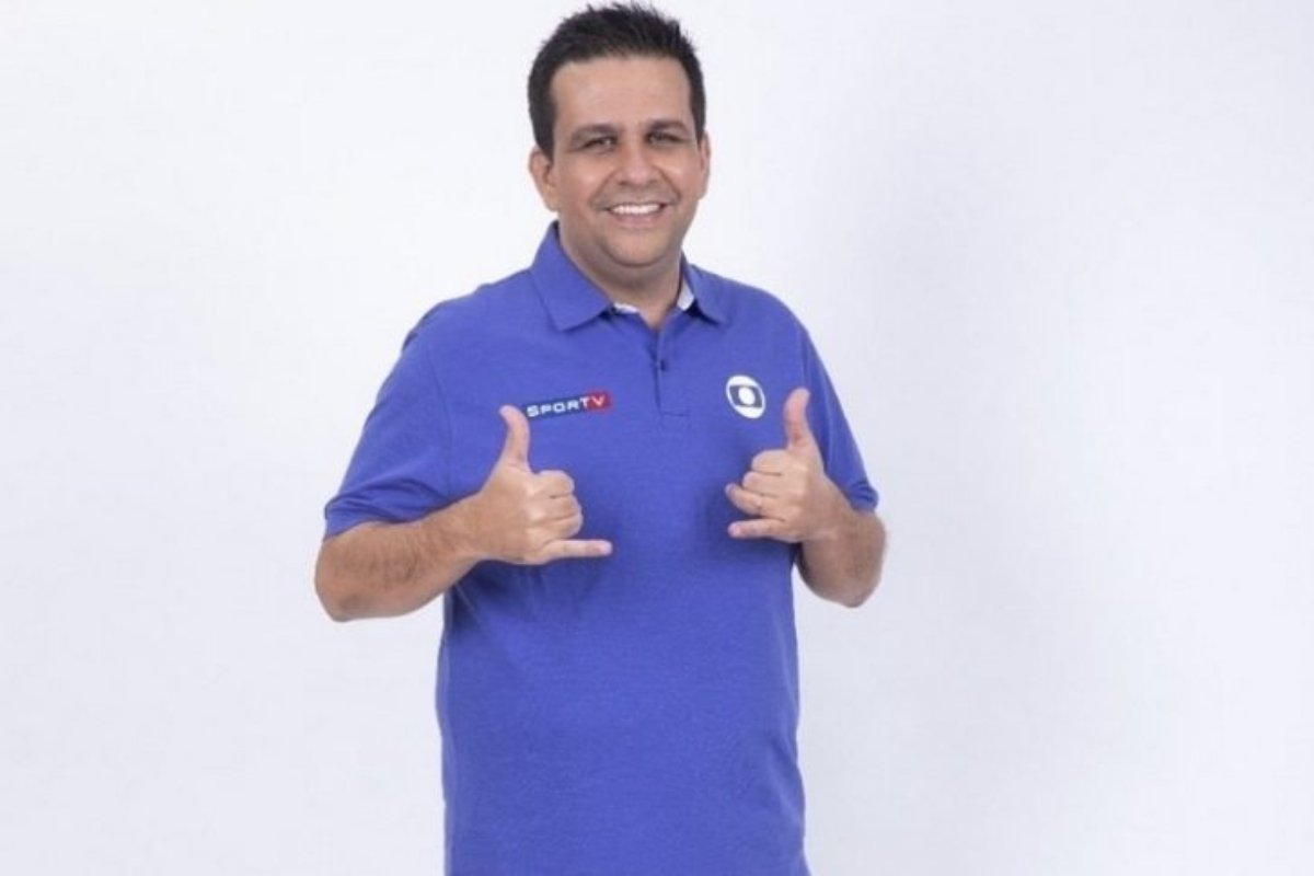 Narrador Dandan posa para foto (foto: Divulgação / Canais Globo)