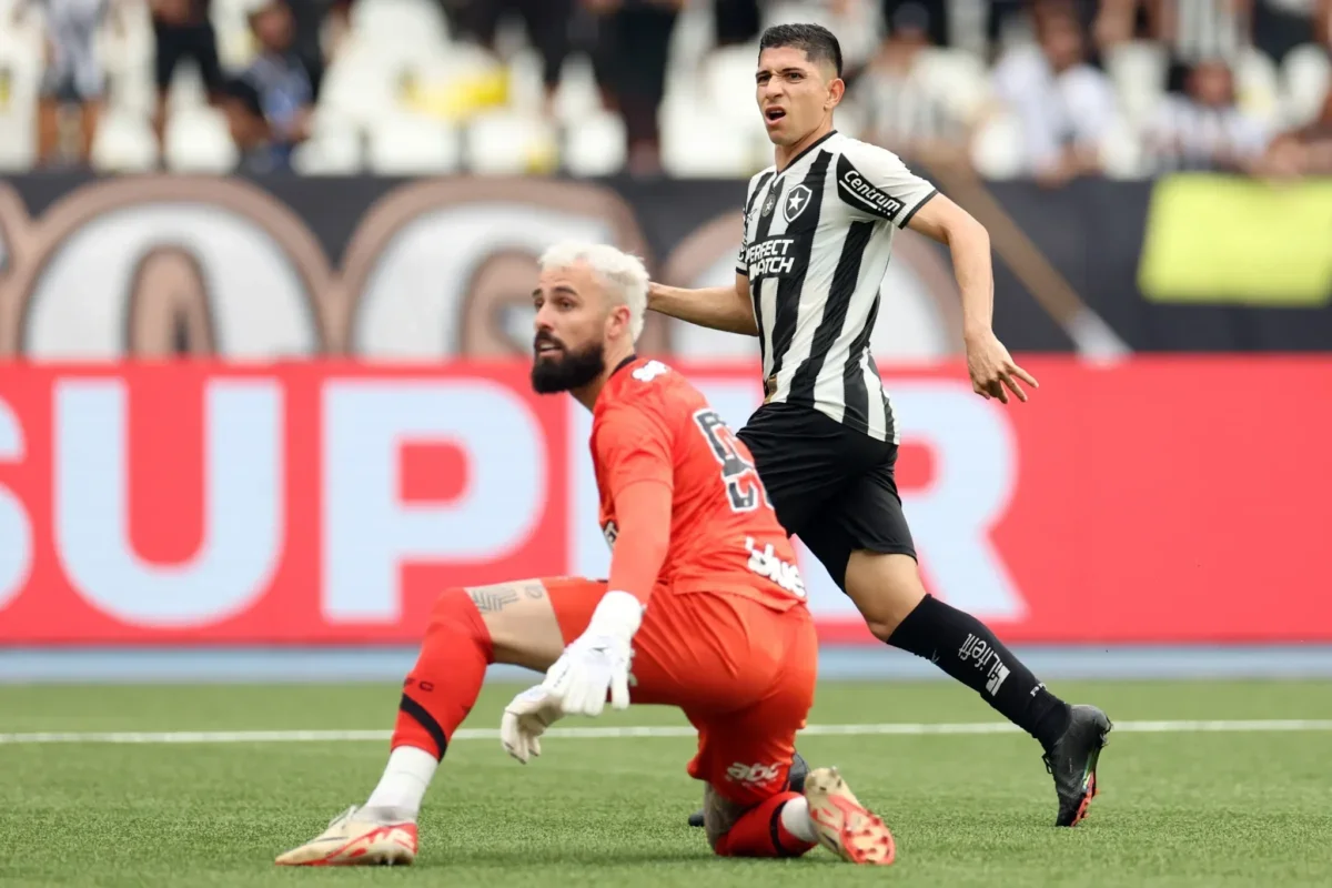 Botafogo ganhou do São Paulo por 2 a 1 (foto: Vitor Silva/Botafogo)