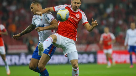 No primeiro turno, Inter venceu Fortaleza por 1 a 0 (foto: Ricardo Duarte/SCI)