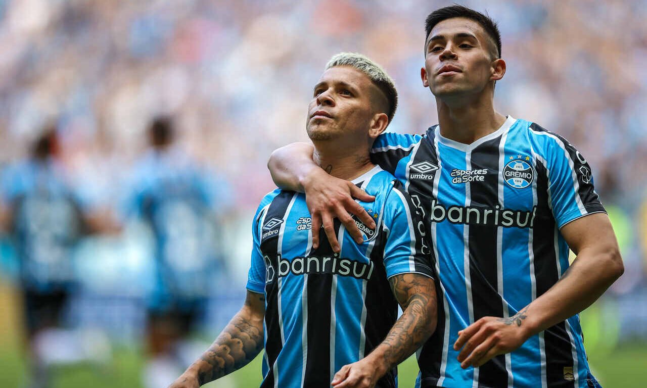 Soteldo em jogo pelo Grêmio (foto: LUCAS UEBEL/GREMIO FBPA)