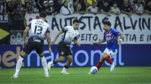 O Corinthians recebeu o Bahia pela penúltima rodada do Brasileirão neste 3/12, em Itaquera. Veja como o J10 avaliou a performance dos corintianos, que venceram poor 3 a 0. Foto: Rafael Rodrigues/EC Bahia - Crédito: 