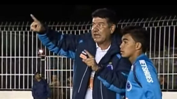 Joel Santana em conversa com Dudu (foto: Reprodução/TV Globo)