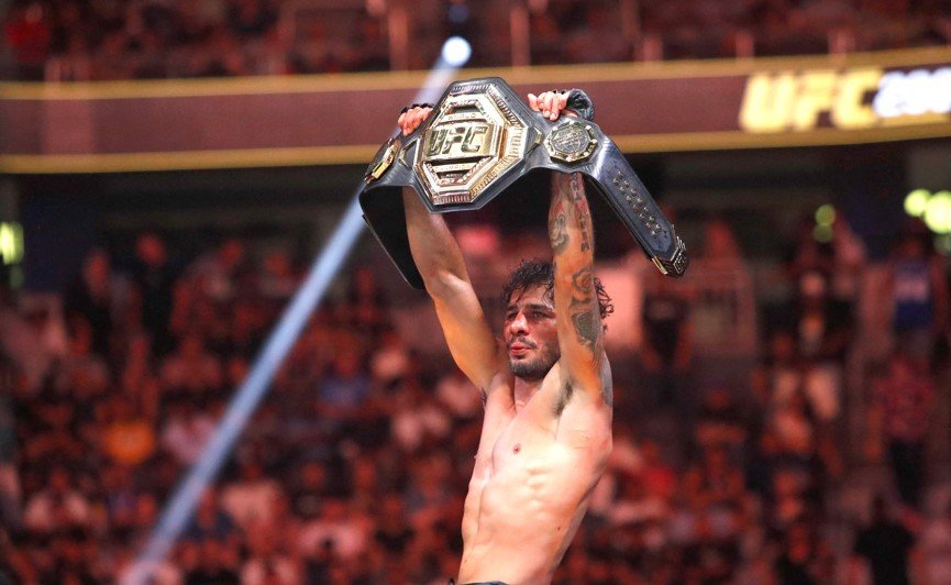 Alexandre Pantoja, lutador peso-mosca do UFC - (foto: Steve Marcus / GETTY IMAGES NORTH AMERICA / AFP)