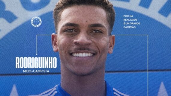 Rodriguinho no Cruzeiro (foto: Cruzeiro/Divulgação)