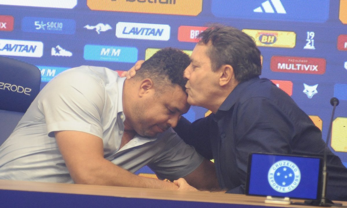 Ronaldo Nazário e Pedro Lourenço (foto: Alexandre Guzanshe/D.A.Press)