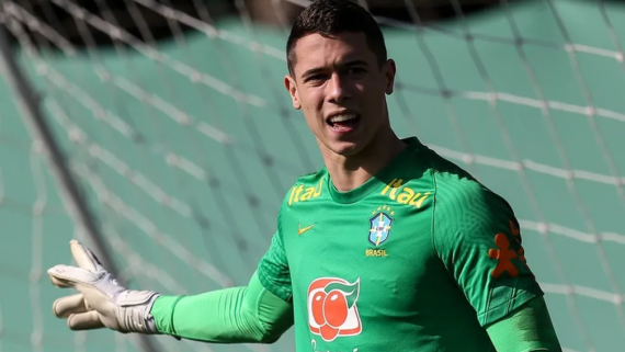 Brenno, goleiro da Seleção Brasileira (foto: Marco Galvão / CBF)