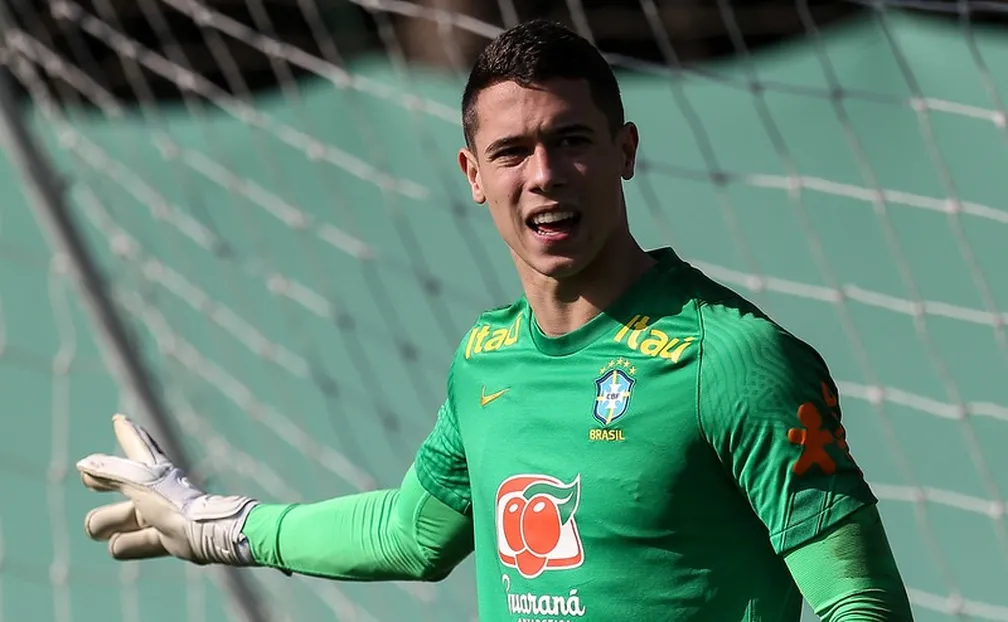 Brenno, goleiro da Seleção Brasileira (foto: Marco Galvão / CBF)