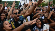 Torcedores do Botafogo (foto: AFP/Mauro Pimentel)