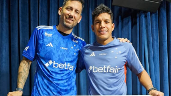 Ariel Cabral e Lucas Romero (foto: Cruzeiro/Divulgação)