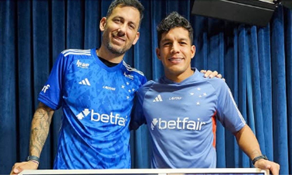 Ariel Cabral e Lucas Romero (foto: Cruzeiro/Divulgação)