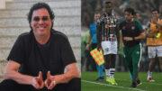 Casagrande culpa Fernando Diniz, ex-técnico do Fluminense e hoje no Cruzeiro, por possível rebaixamento do tricolor carioca (foto: Nelson Almeida e Mauro Pimentel/AFP)