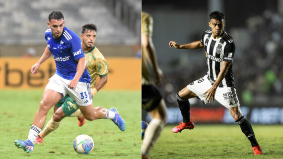 Cruzeiro x Palmeiras; Vasco x Atlético (foto: Ramon Lisboa/EM D.A Press e Pedro Souza/Atlético)