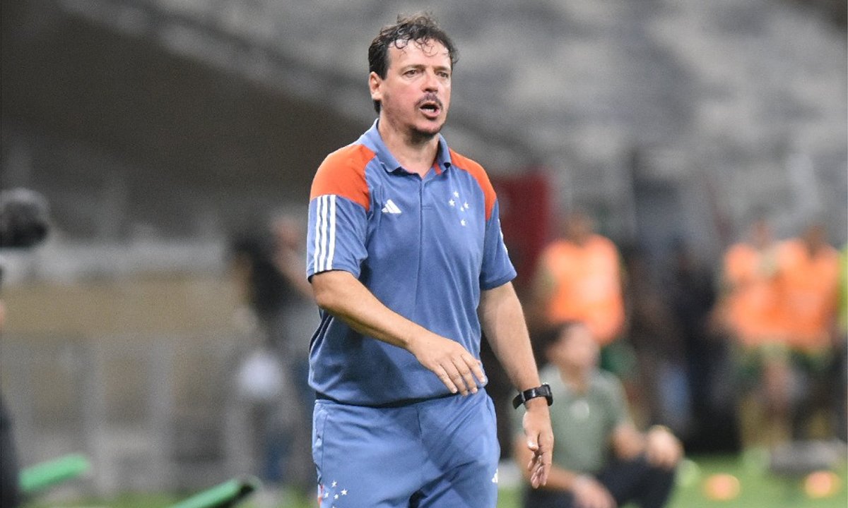 Com Fernando Diniz, Cruzeiro ganhou apenas um jogo no Brasileirão (foto: Ramon Lisboa/EM D.A Press)