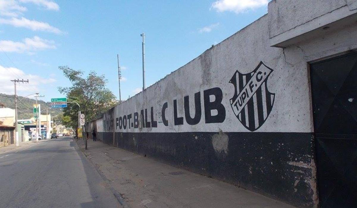 Fachada do Estádio Salles de Oliveira, do Tupi (foto: Tupi/Divulgação)