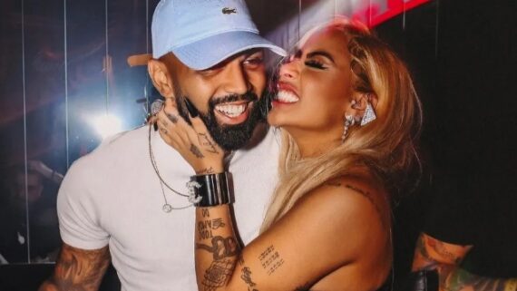 Gabigol e Rafaella Santos (foto: Reprodução)