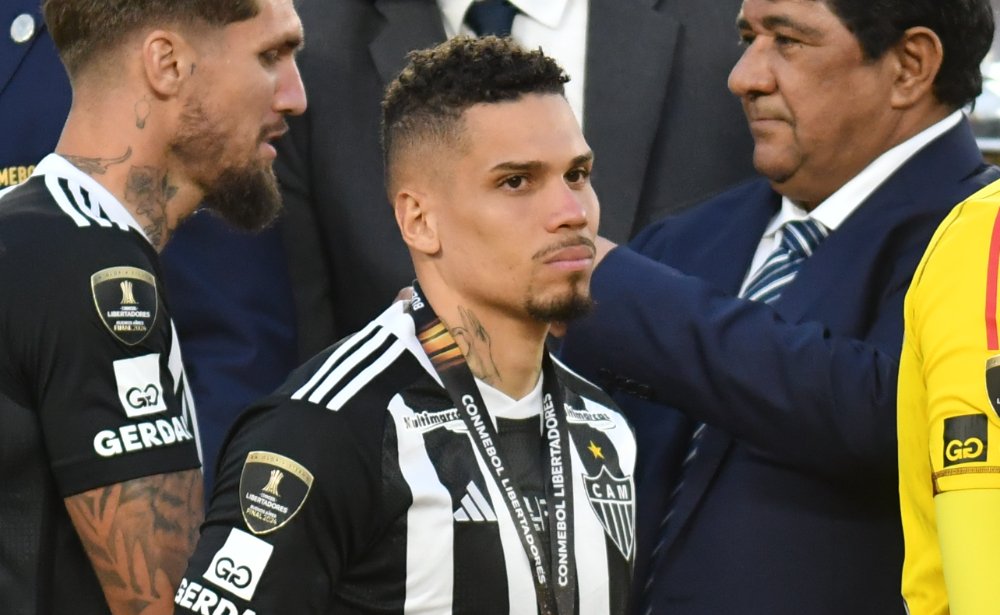 Paulinho, atacante do Atlético (foto: Alexandre Guzanshe/EM/D.A Press)